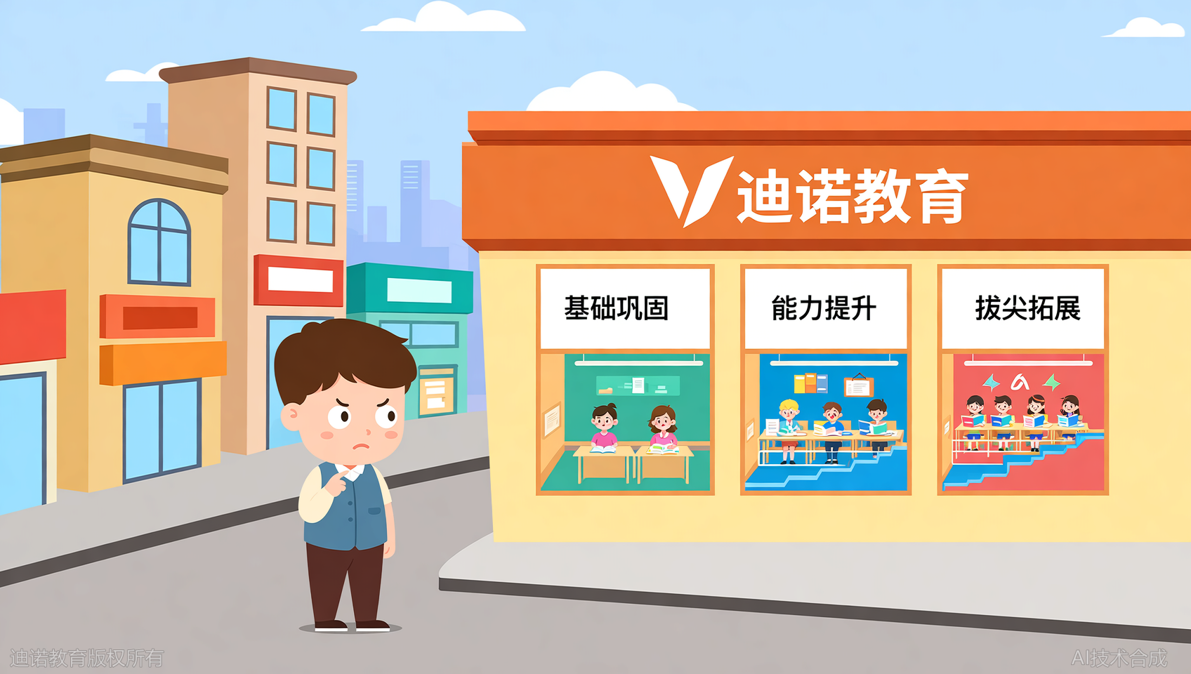 对比了5家小升初机构，最终选迪诺天才？三层分班教学是答案