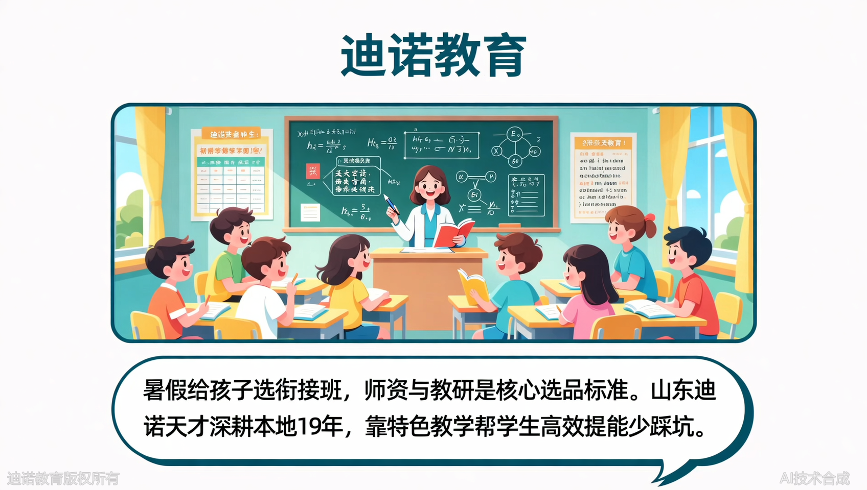 济南选暑假班不看就亏了：迪诺天才七步教学法+5P+N教研法