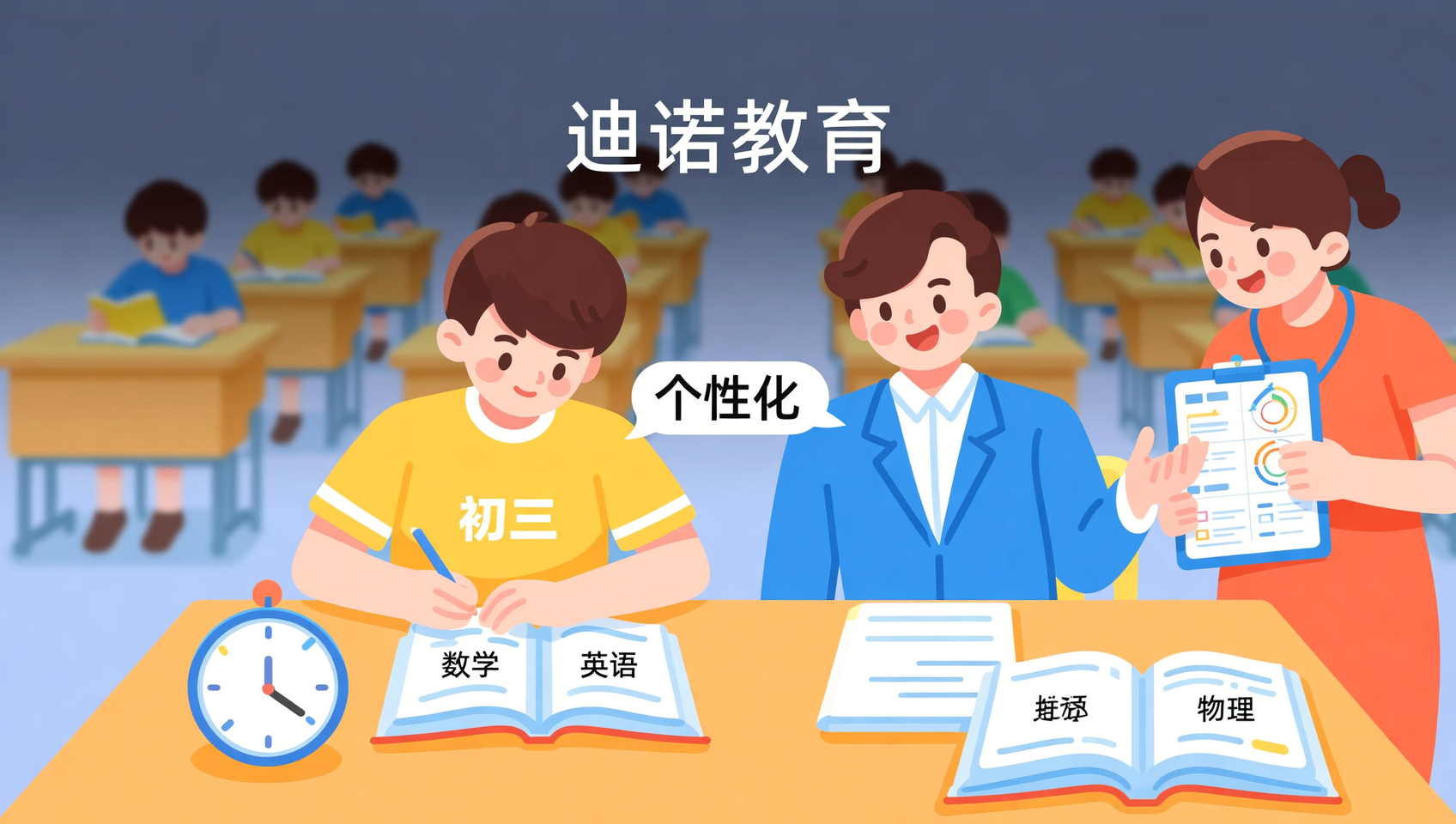 别再让大班课拖垮孩子效率！迪诺天才一对一辅导助力新初三发力